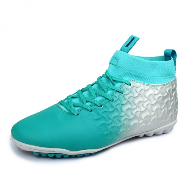 Sneakers Turf Soccer Shoes Krasovki cheap sale Boot High Ankle Sock Cotton Socks Futsal Cleats sport Indoor Football Boots 